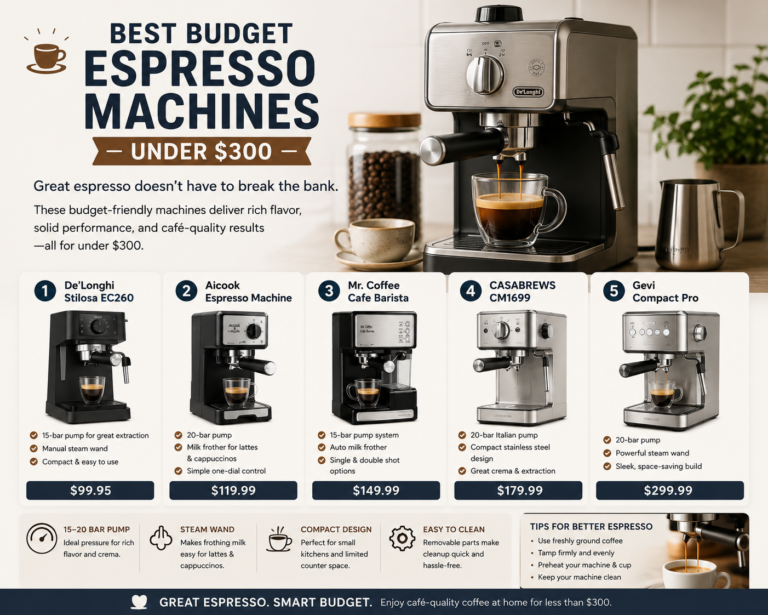 Best Budget Espresso Machines Under $300