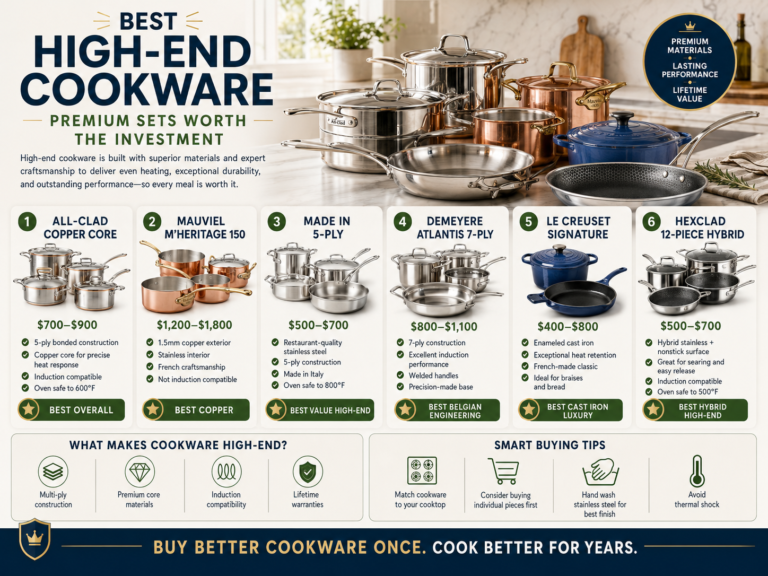 Best High-End Cookware: Premium Sets Worth the Investment