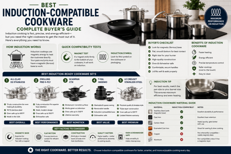 Best Induction-Compatible Cookware: Complete Buyer’s Guide