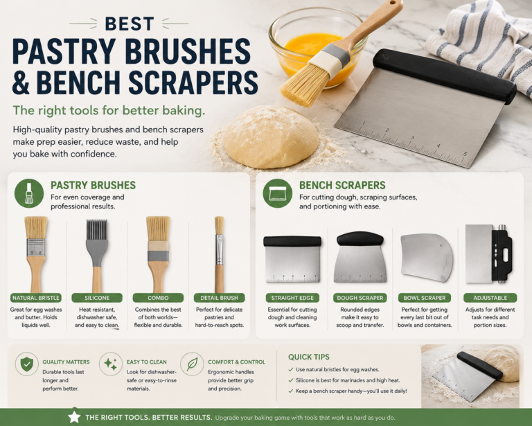 Best Pastry Brushes and Bench Scrapers