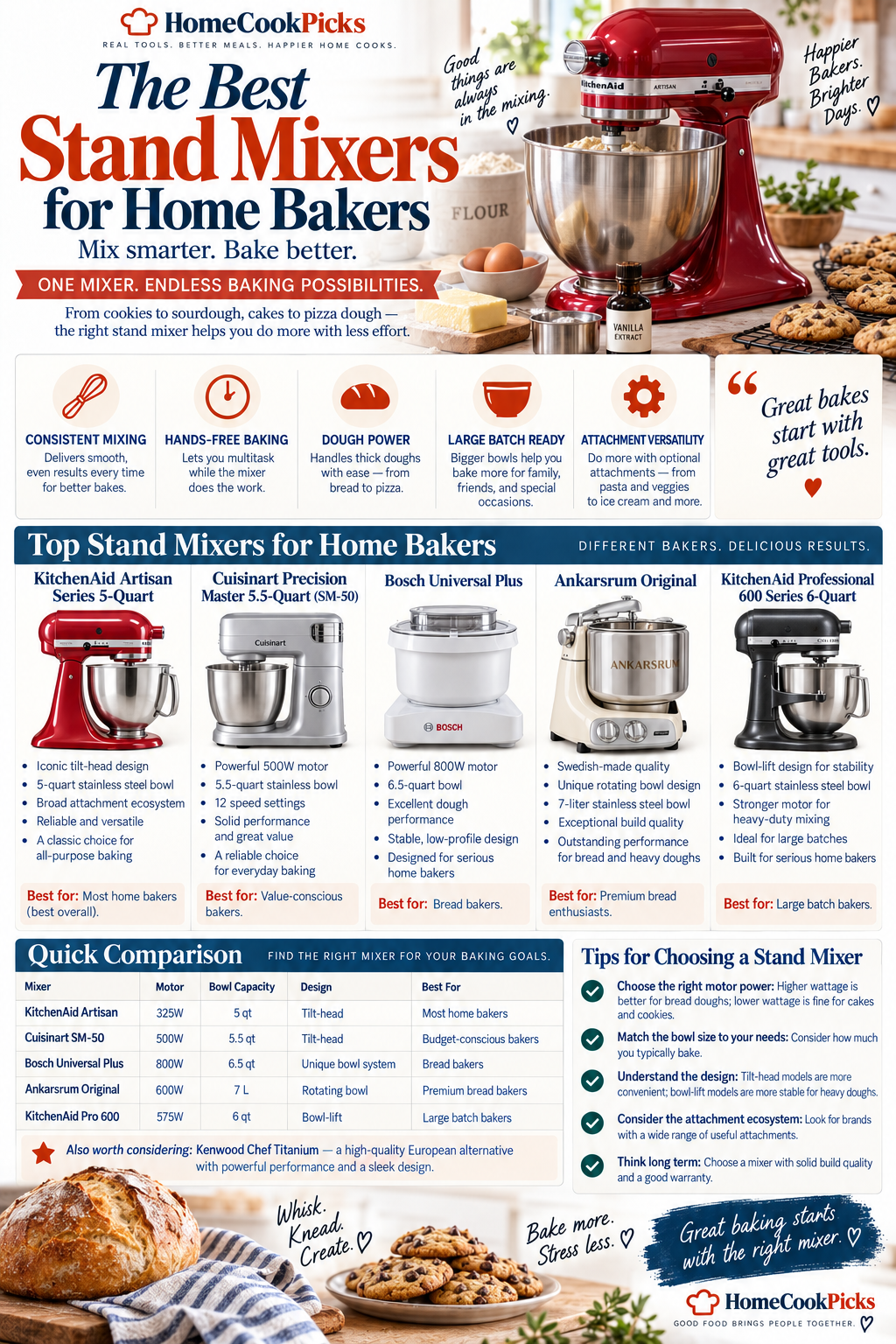 Best Stand Mixers for Home Bakers — featured guide image