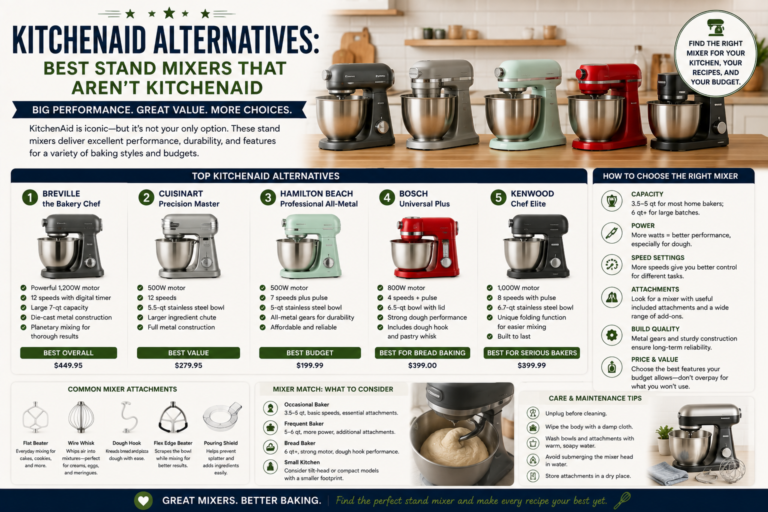KitchenAid Alternatives: Best Stand Mixers That Aren’t KitchenAid