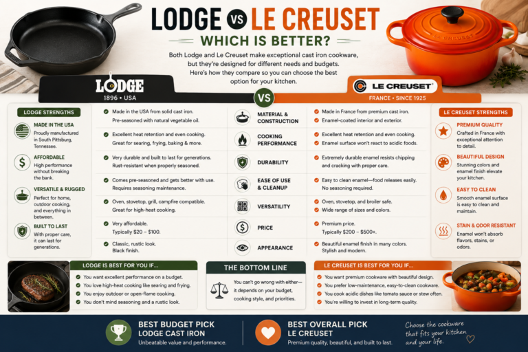 Lodge vs Le Creuset: Which Is Better?