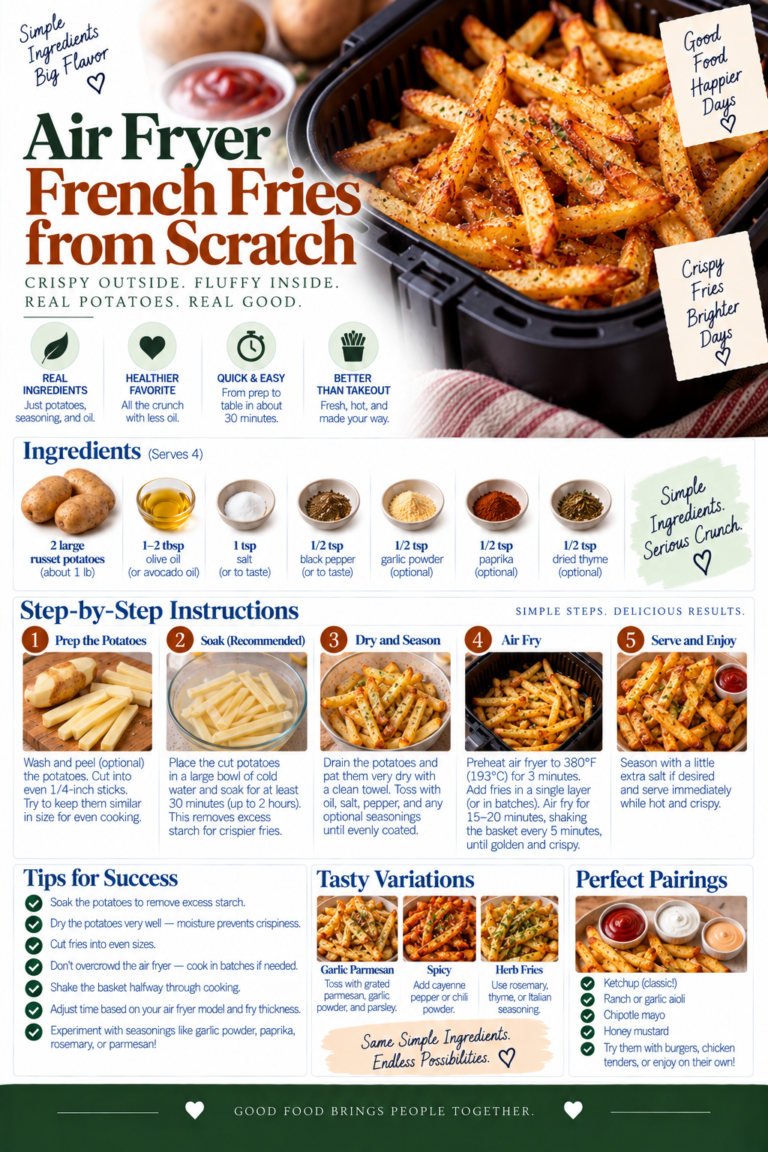 Air Fryer French Fries from Scratch