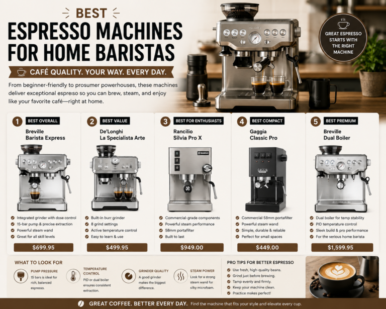 Best Espresso Machines for Home Baristas