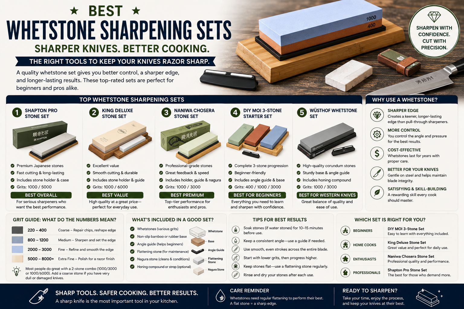 Best Whetstone Sharpening Sets — featured guide image