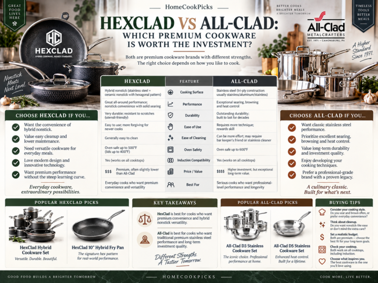 HexClad vs All-Clad: Which Premium Cookware Is Worth the Investment?
