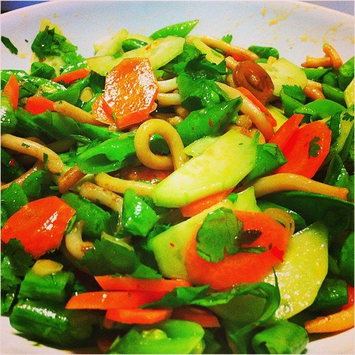 Shrimp and Snap Pea Stir Fry