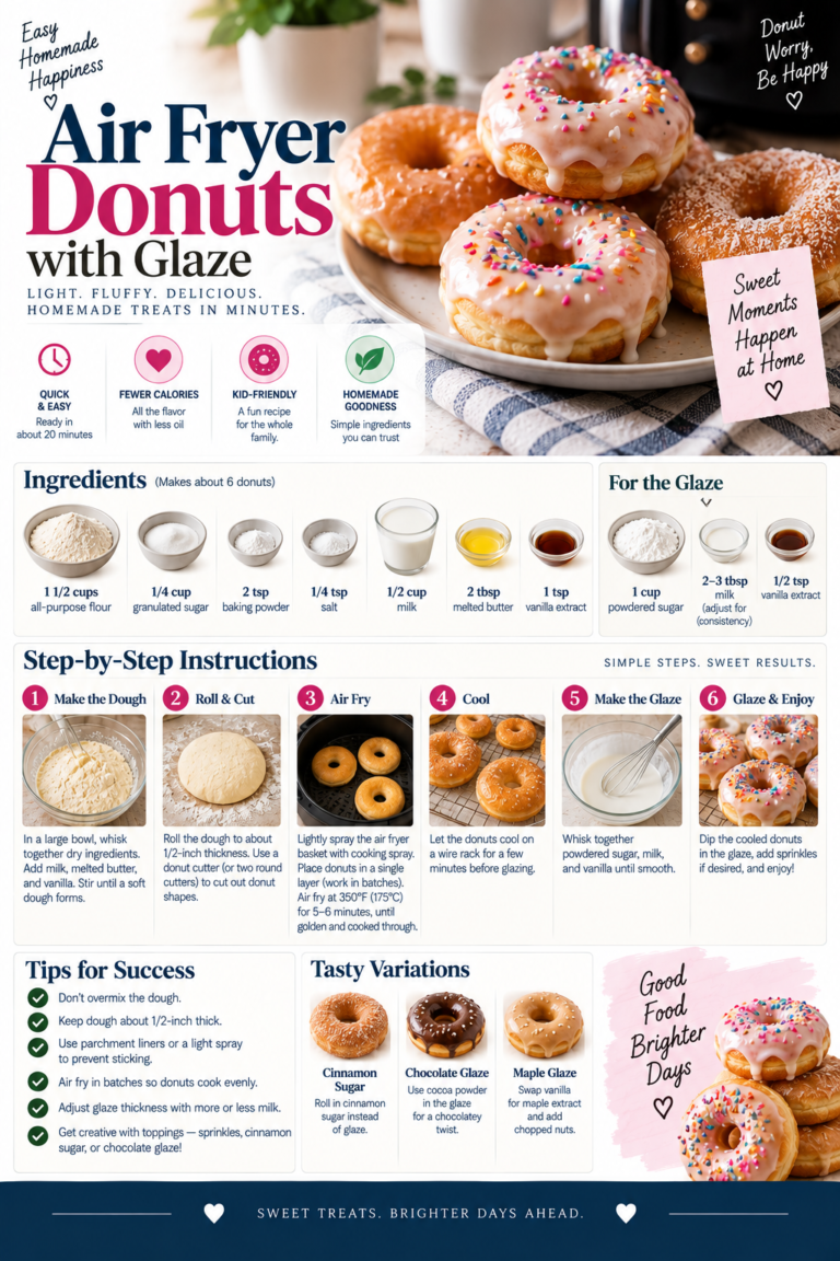 Air Fryer Donuts with Glaze