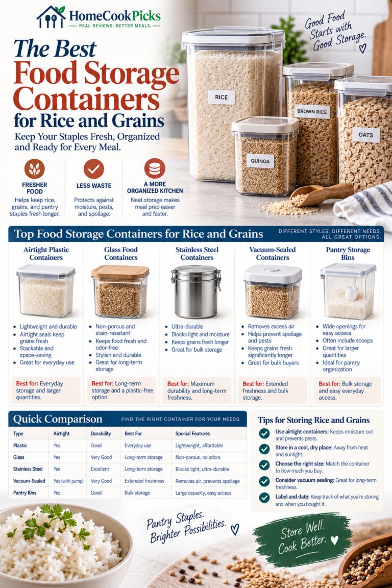 Best Food Storage Containers for Rice and Grains