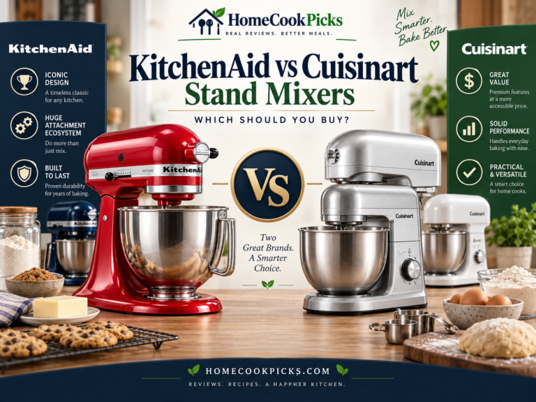 KitchenAid vs. Cuisinart Stand Mixers: Which Fits Your Kitchen?