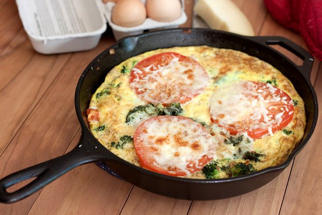 Cast Iron Frittata with Vegetables