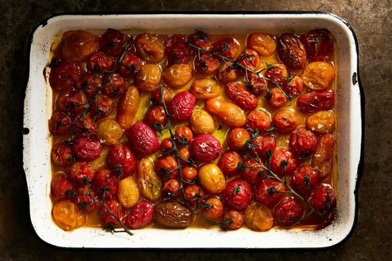 Toaster Oven Roasted Cherry Tomatoes