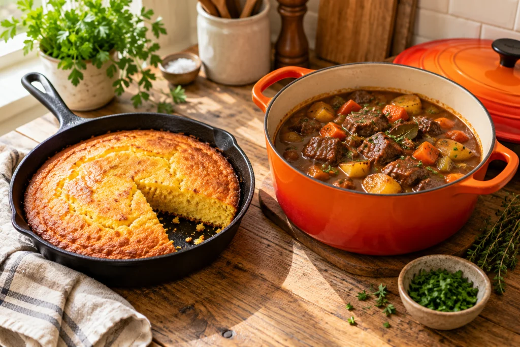 Kitchen equipment illustration for Lodge vs Le Creuset: Which Is Better?