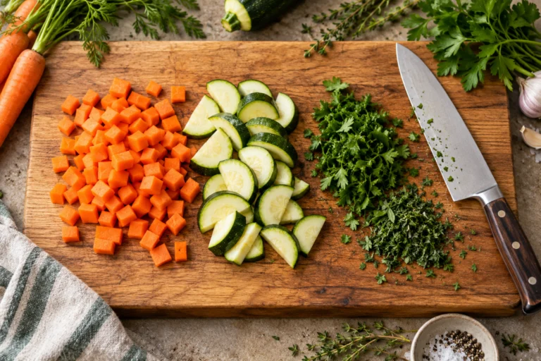 Illustrative chef knife skills
