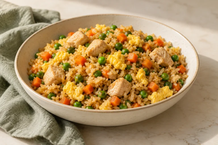 Chicken Fried Rice from Scratch