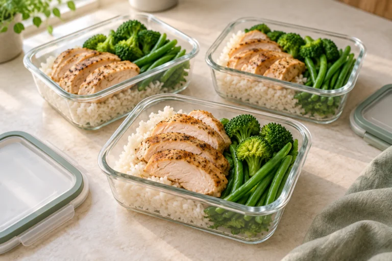 Meal Prep Chicken and Rice for the Week