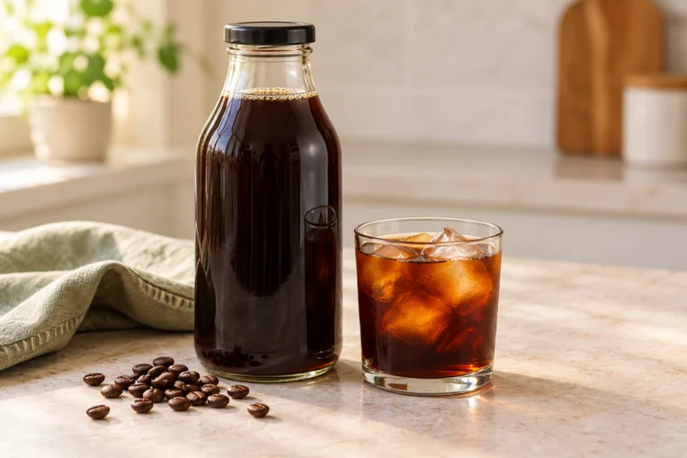 Homemade Cold Brew Coffee Concentrate
