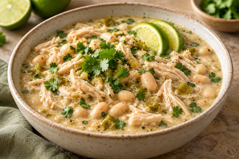 Slow Cooker White Chicken Chili