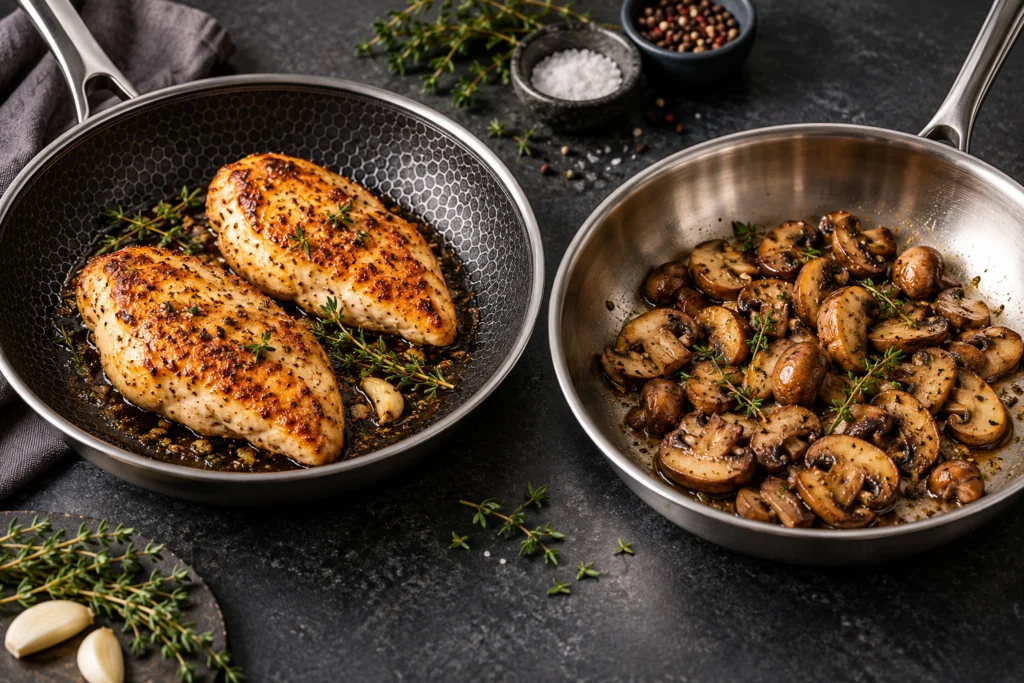 Kitchen equipment illustration for HexClad vs All-Clad: Which Premium Cookware Is Worth the Investment?