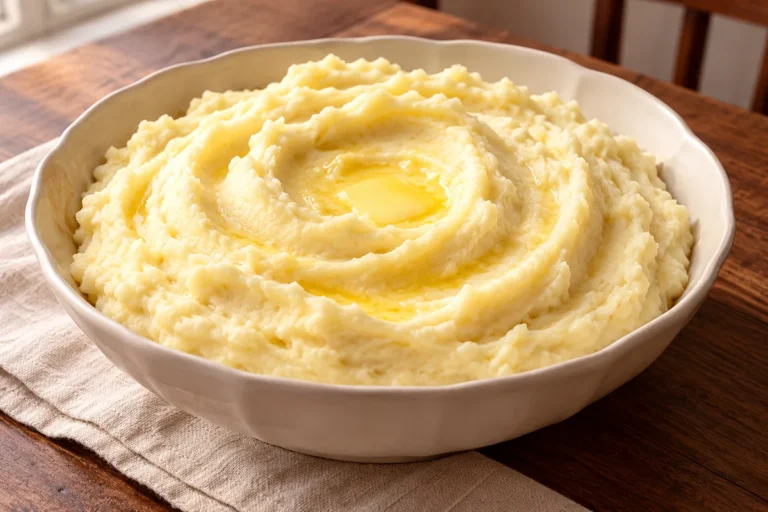 Creamy Thanksgiving Mashed Potatoes — finished-dish illustration